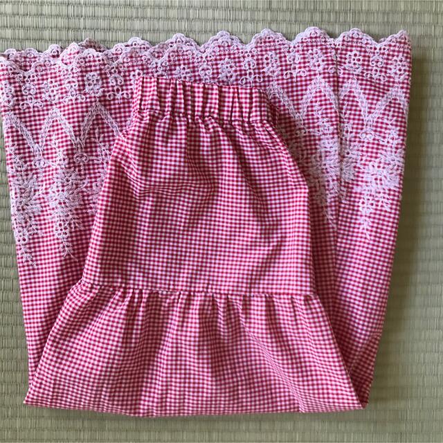 ピンク　ロングスカート　 ウエストゴム レディースのスカート(ロングスカート)の商品写真