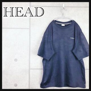 ヘッド(HEAD)のHEAD　ヘッド　 Tシャツ ネイビー　ワンポイントロゴ　メッシュ生地　メンズ(Tシャツ/カットソー(半袖/袖なし))