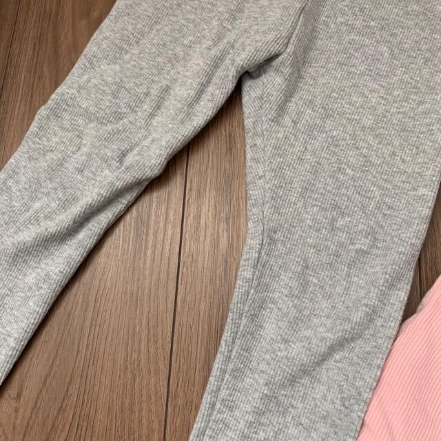 UNIQLO(ユニクロ)のリブレギンス♡110 キッズ/ベビー/マタニティのキッズ服女の子用(90cm~)(パンツ/スパッツ)の商品写真