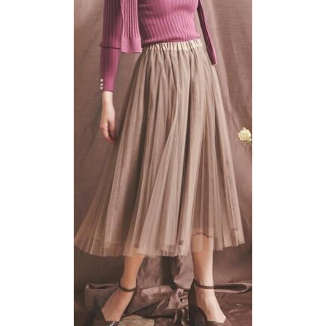Noela(ノエラ)のチュールスカート レディースのスカート(ひざ丈スカート)の商品写真