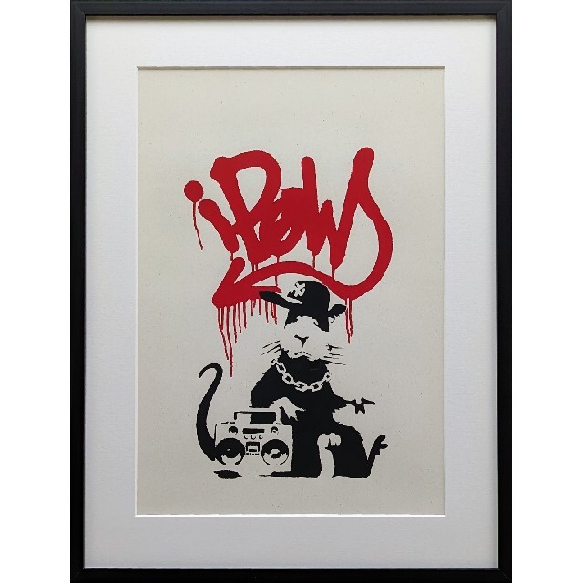 勝雄様専用】バンクシー「GANGSTA RAT」【WCP】 代引き人気 axishcl.com