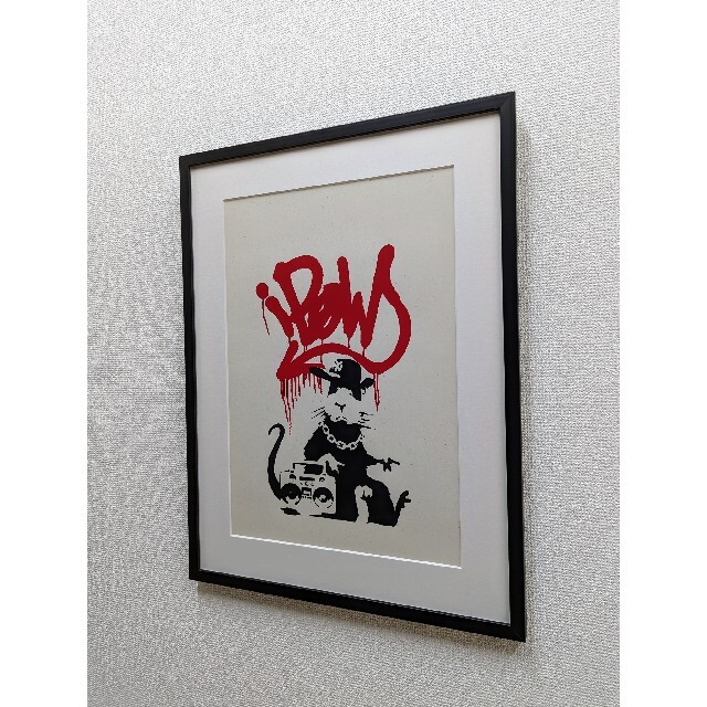 勝雄様専用】バンクシー「GANGSTA RAT」【WCP】 代引き人気 axishcl.com