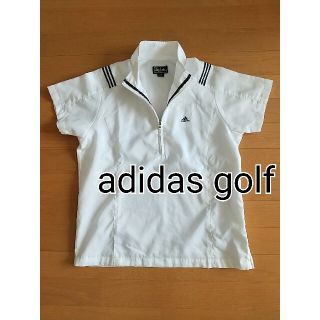 アディダス(adidas)の美品♪adidas golf★ホワイトトップスレディース女性(ウエア)