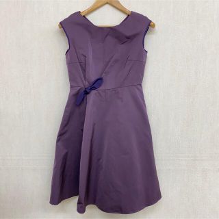 マックスマーラ(Max Mara)のr2847 マックスマーラ ウィークエンド パープルワンピース(ひざ丈ワンピース)