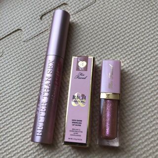 トゥフェイス(Too Faced)のトゥーフェイスド　マスカラ　リップ　セット(リップグロス)