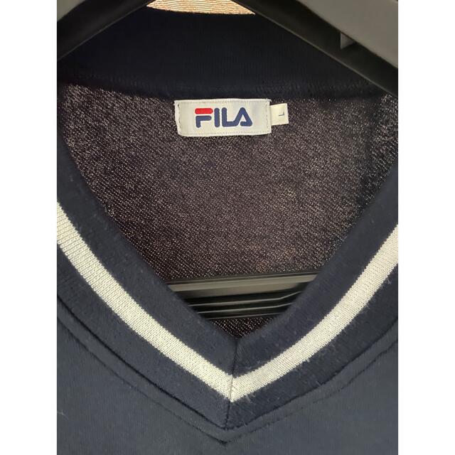 FILA(フィラ)のFILA レディース　Vカットソー スポーツ/アウトドアのゴルフ(ウエア)の商品写真