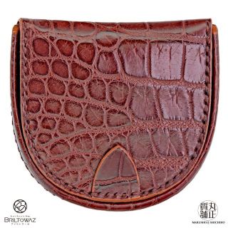 GANZO - GANZO コインケース スモールクロコ馬蹄小銭入れ Ref0057518の