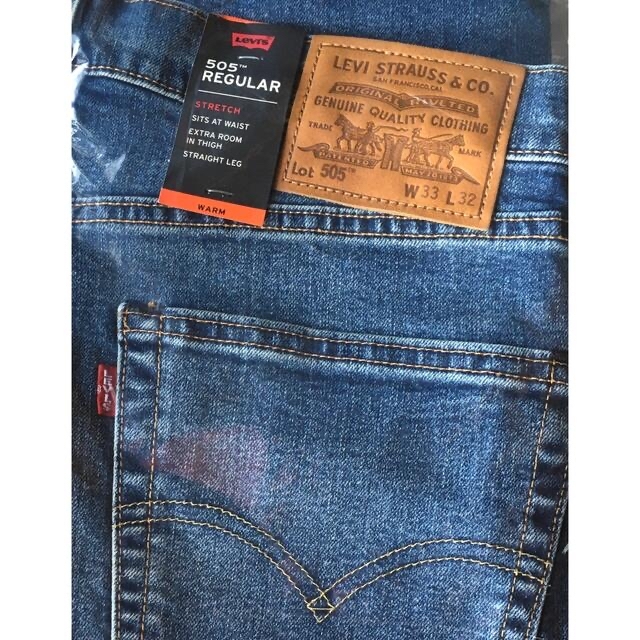 【Levi's／リーバイス】505 WARM STRETCH W33 L32