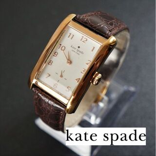 ケイトスペードニューヨーク(kate spade new york)の【稼働品】 Kate Spade newyork 　　新品ベルト　電池交換済(腕時計)