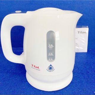 ティファール(T-fal)の展示★保証★T-fal 電気ケトル KO8001JP ウォッシャブル 0.8L(電気ケトル)