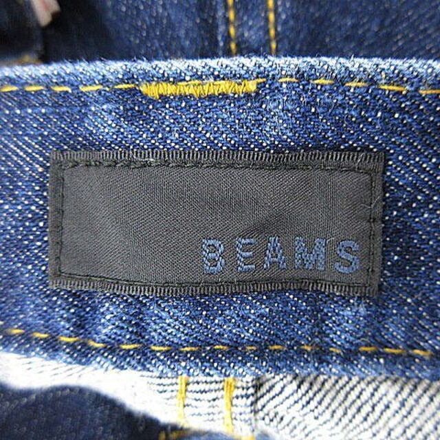 BEAMS(ビームス)のビームス デニムパンツ ジーンズ ジップフライ コットン 無地 M インディゴ メンズのパンツ(デニム/ジーンズ)の商品写真