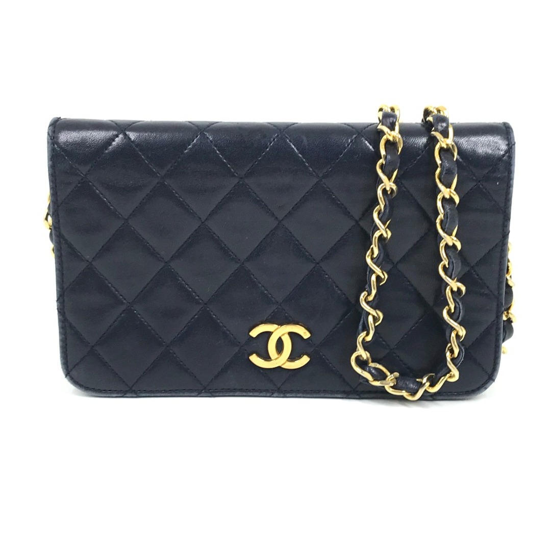 シャネル CHANEL マトラッセ/肩掛け CC ココマーク  カバン チェーンショルダー ショルダーバッグ ラムスキン ネイビー