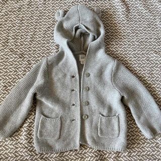 ベビーギャップ(babyGAP)のbaby gap 80cmくま　ニットパーカー　(ジャケット/コート)