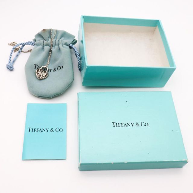 《美品》Tiffany & Co ネックレス ハート キー ペンダント 925