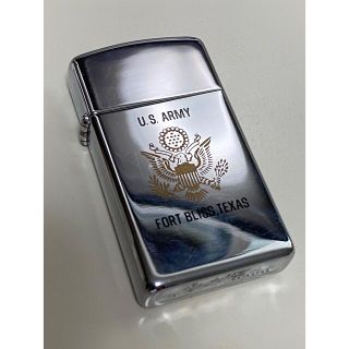 ジッポー(ZIPPO)のZippo/ライター/スリム/ミリタリー/ARMY/斜体/イタリック/ビンテージ(タバコグッズ)