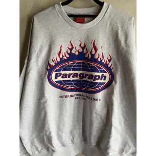 PARAGRAPH FIRE CREW SWEAT グレー(スウェット)