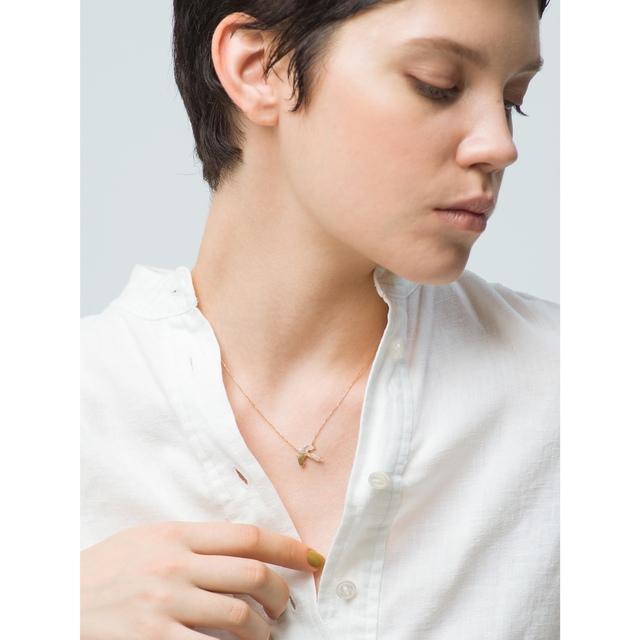Ron Herman - SAN MARE サンメイア YG Fairly Bird Necklace Sの Ron Herman - SAN MARE サンメイア YG Fairly Bird Necklace Sの