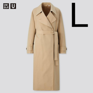 -定価以下!!-　UNIQLOU 20aw トレンチコート(L)　レディース