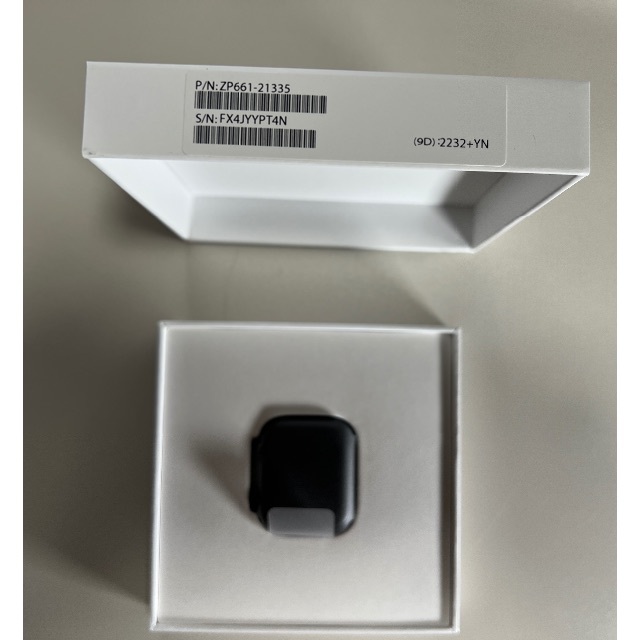 Apple Watch(アップルウォッチ)の新品アップルウオッチ７41mm 　GPS アルミニウムケース  ミッドナイト  メンズの時計(腕時計(デジタル))の商品写真