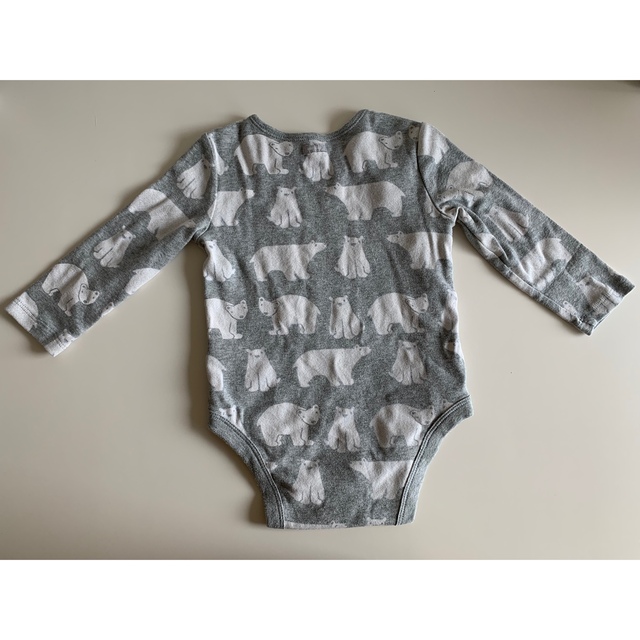 GAP(ギャップ)のGAP 長袖ボディ肌着2枚組 12-18m キッズ/ベビー/マタニティのベビー服(~85cm)(肌着/下着)の商品写真