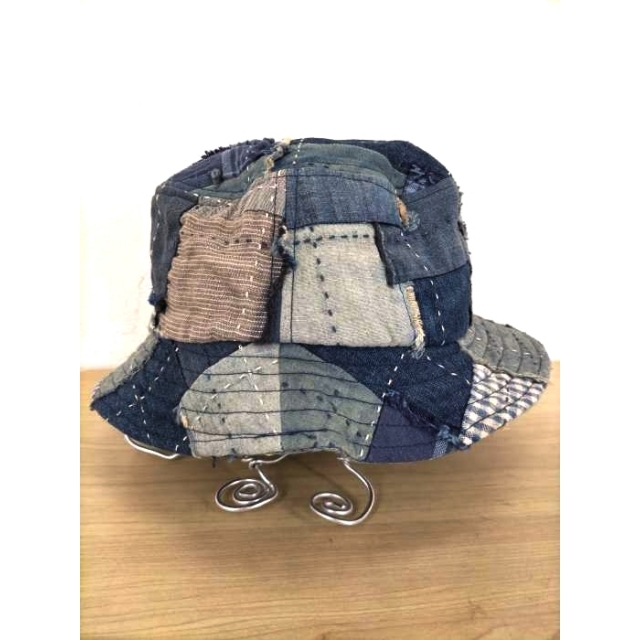 本日特価】 kuon(クオン) BORO bucket HAT 襤褸ツギハギバケットハット