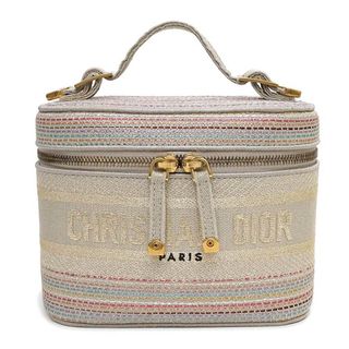 クリスチャンディオール(Christian Dior)のクリスチャンディオール DiorTravel スモール ヴァニティ ケース コスメ ポーチ ジャガード マルチカラー S5489CRFO_M885 Christian Dior（未使用　展示品）(ポーチ)