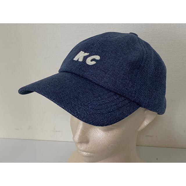 帽子/キャップ/木梨サイクル/KC/フリーサイズ/6パネル/ヘンプ調/麻/レザー