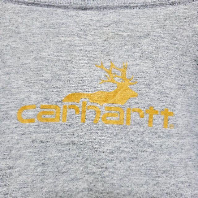 カーハート Carhartt 迷彩ロゴ カットソー ロンT バックプリント XL