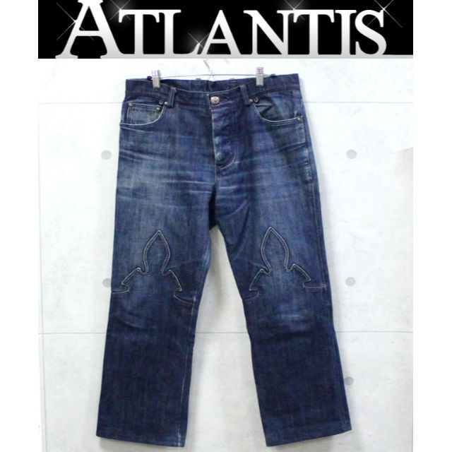 人気大割引 Chrome Hearts 88687 デニム フレアニー SALEホースシューボタン クロムハーツ 銀座店 - デニム+ジーンズ