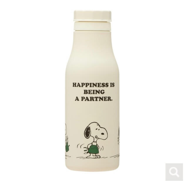 インテリア/住まい/日用品スターバックス ステンレスロゴボトル PEANUTS オフホワイト 473ml