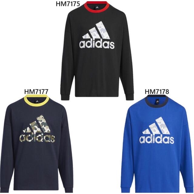 adidas(アディダス)のアディダス　長袖　140 ロンT ネイビー　カモフラ　タグ付き キッズ/ベビー/マタニティのキッズ服男の子用(90cm~)(その他)の商品写真