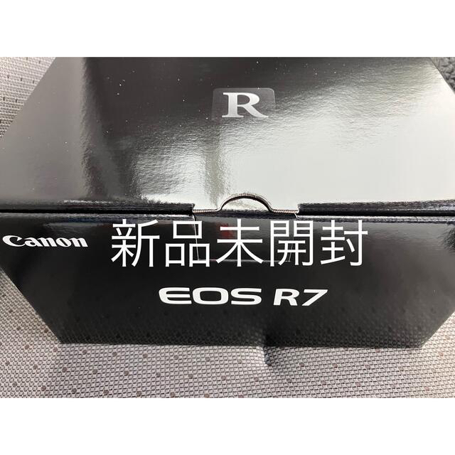 Canon - 【新品未開封】EOS R7 ボディ本体　保証書付き