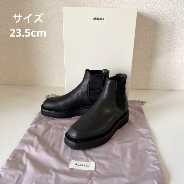 auraleeAURALEE オーラリー LEATHER SQUARE BOOTS