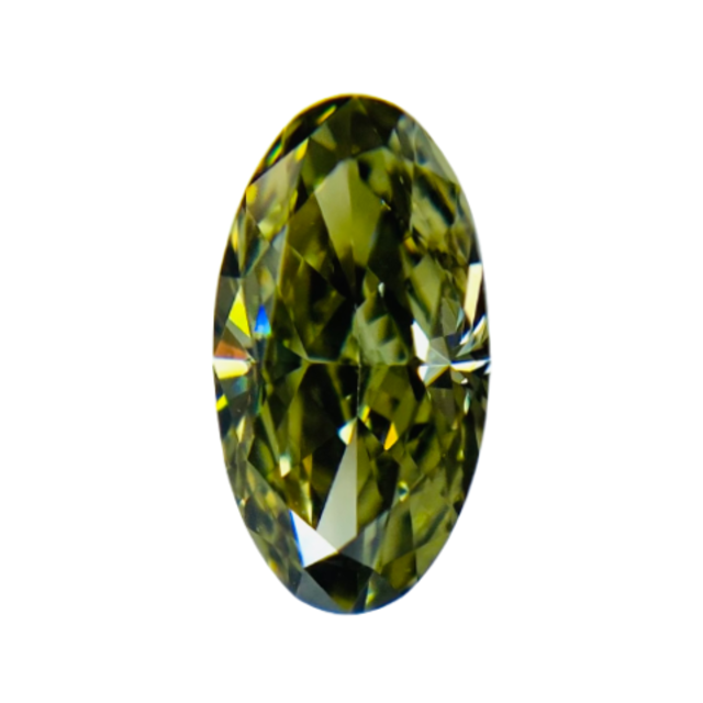 1年保証』 カメレオン！FANCY DARK OV 0.458ct GREEN GRAY その他