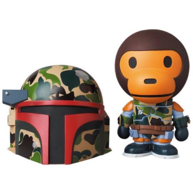 A BATHING APE(アベイシングエイプ)の新品 MEDICOM TOY VCD BAPE BOBA FETT  エンタメ/ホビーのフィギュア(その他)の商品写真