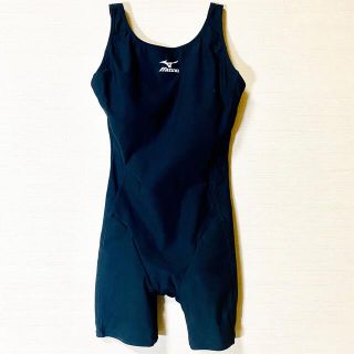 ミズノ(MIZUNO)の本日販売終了！ mizunoミズノ　オールインワン水着　S　ブラック　レディース(水着)