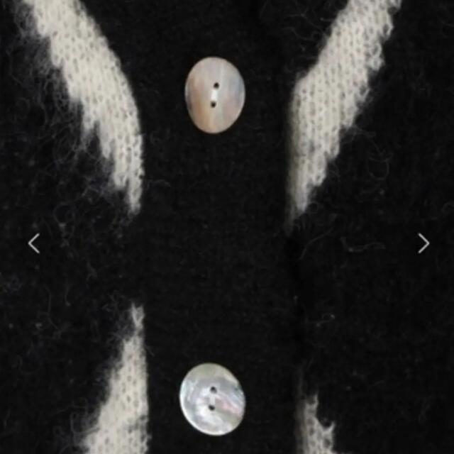 JEANASIS(ジーナシス)のダイヤ柄キモウVカーディガン　ジーナシス レディースのトップス(カーディガン)の商品写真