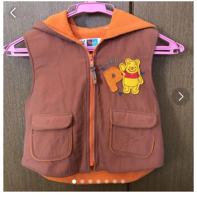 Disney(ディズニー)のプーさんベスト❗️ キッズ/ベビー/マタニティのキッズ服男の子用(90cm~)(ジャケット/上着)の商品写真