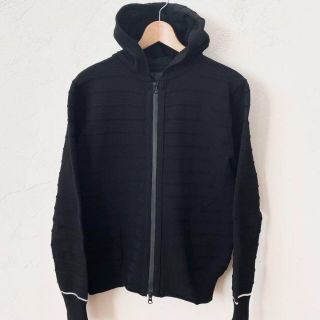 ホワイトマウンテニアリング(WHITE MOUNTAINEERING)のWhite Mountaineering BLK ジップパーカー フーディ 黒(パーカー)