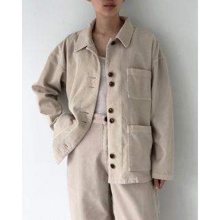 トゥデイフル ノーカラージャケット(レディース)(コーデュロイ)の