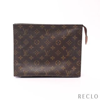 ルイヴィトン(LOUIS VUITTON)のDランク ヴィトン ポッシュトワレット26 モノグラム クラッチバッグ PVC(クラッチバッグ)