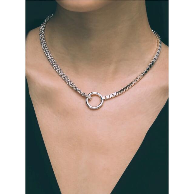 h'eres V&CL NECKLACE シルバー メンズのアクセサリー(ネックレス)の商品写真