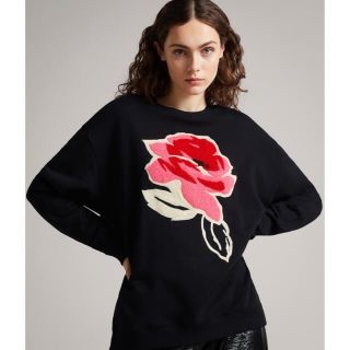人気ブランドからコーディネートを探す TED BAKER - テッドベイカー FLOESA フラワー トレーナーの通販 トレーナー/スウェット
