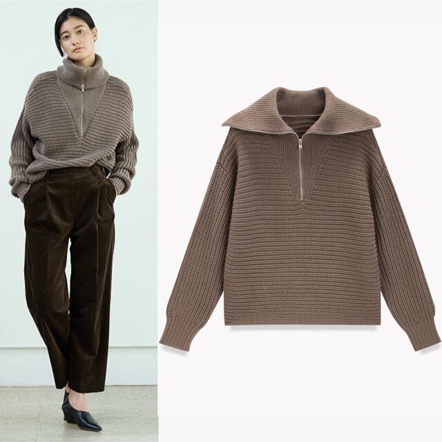 最も完璧な luxe theory - luxe Theory 21AW ニットプルオーバー ウォッシャブル ニット+セーター 最も完璧な luxe theory - luxe Theory 21AW ニットプルオーバー ウォッシャブル ニット+セーター