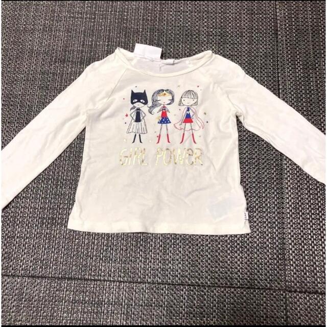 babyGAP(ベビーギャップ)のbabygap ロンT 女の子　95 90 2歳 キッズ/ベビー/マタニティのキッズ服女の子用(90cm~)(Tシャツ/カットソー)の商品写真