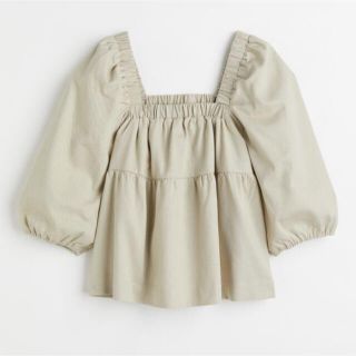 エイチアンドエム(H&M)のみぃ様専用　H &M バルーンスリーブブラウス　Mサイズ(シャツ/ブラウス(長袖/七分))