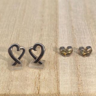 TIFFANY&Co. ティファニー ラビングハート ピアス パロマピカソ K18YG イエローゴールド/290367【BJ】