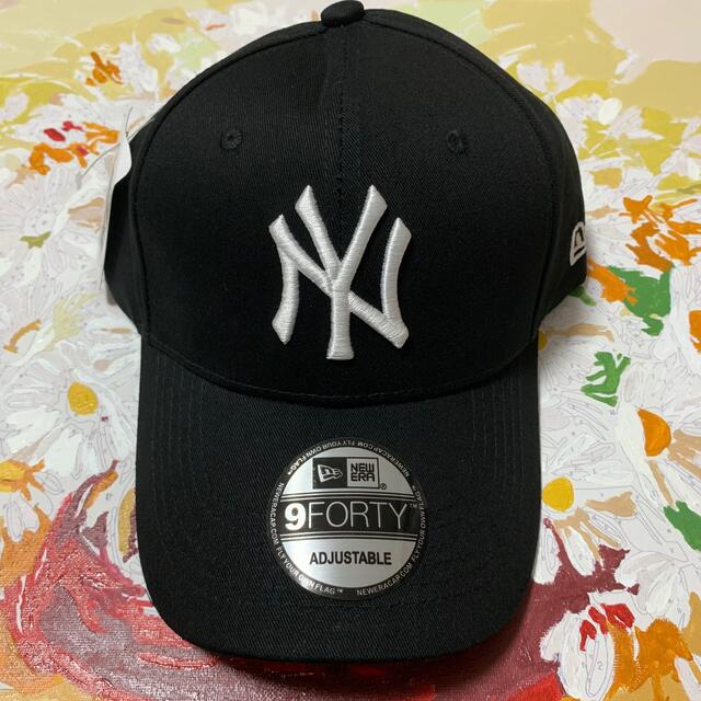 NEW ERA(ニューエラー)の黒NEWERA ニューエラ 9FORTY ニューヨーク・ヤンキース ブラック メンズの帽子(キャップ)の商品写真