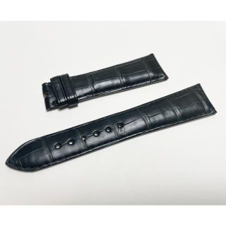 未使用】ロレックス レザーベルト クロコダイル黒-