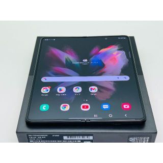 ギャラクシー(Galaxy)の[2591] 美品 512GB galaxy Z Fold3 5G ブラック(スマートフォン本体)